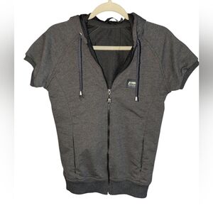 Philipp Plein women's short sleeve full zip hoody